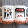 Best Team Ever Cartoon People Design - Personalized Custom Coffee Mug - COL127_MG Best Team Ever Cartoon People Design - Personalized Custom Coffee Mug - COL127_MG