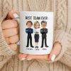 Best Team Ever Cartoon People Design - Personalized Custom Coffee Mug - COL127_MG Best Team Ever Cartoon People Design - Personalized Custom Coffee Mug - COL127_MG
