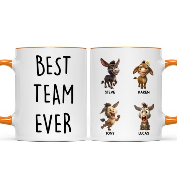 Best Team Ever Coworkers - Personalized Mug - Funny Christmas Gift for Work Besties, Employees Best Team Ever Coworkers - Personalized Mug - Funny Christmas Gift for Work Besties, Employees