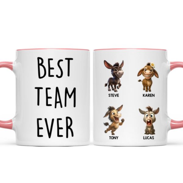 Best Team Ever Coworkers - Personalized Mug - Funny Christmas Gift for Work Besties, Employees Best Team Ever Coworkers - Personalized Mug - Funny Christmas Gift for Work Besties, Employees