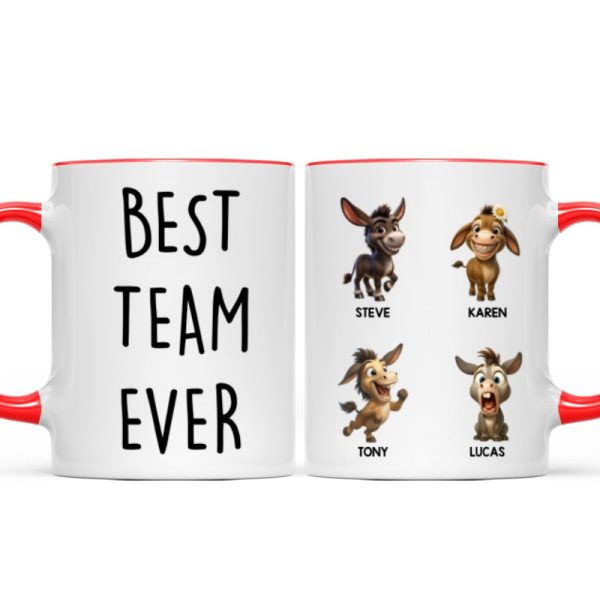 Best Team Ever Coworkers - Personalized Mug - Funny Christmas Gift for Work Besties, Employees Best Team Ever Coworkers - Personalized Mug - Funny Christmas Gift for Work Besties, Employees