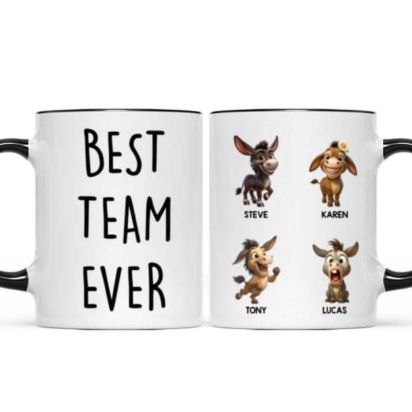 Best Team Ever Coworkers - Personalized Mug - Funny Christmas Gift for Work Besties, Employees Best Team Ever Coworkers - Personalized Mug - Funny Christmas Gift for Work Besties, Employees