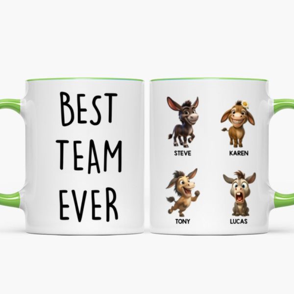 Best Team Ever Coworkers - Personalized Mug - Funny Christmas Gift for Work Besties, Employees Best Team Ever Coworkers - Personalized Mug - Funny Christmas Gift for Work Besties, Employees