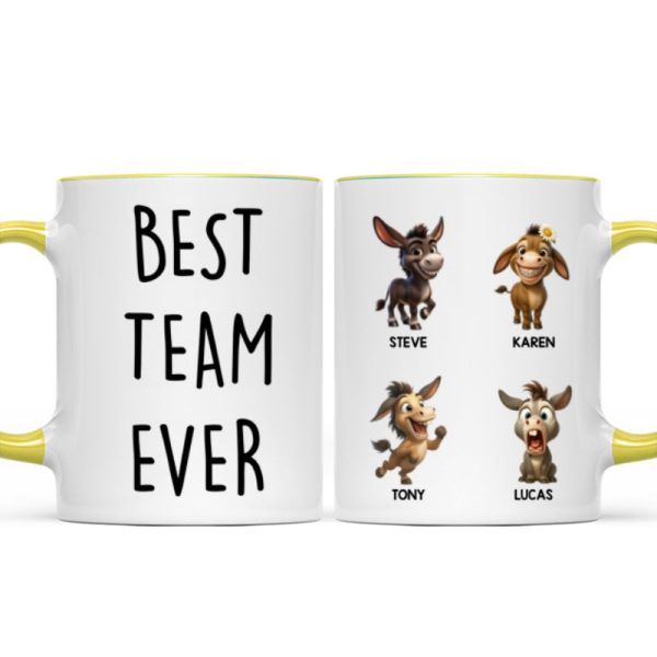 Best Team Ever Coworkers - Personalized Mug - Funny Christmas Gift for Work Besties, Employees Best Team Ever Coworkers - Personalized Mug - Funny Christmas Gift for Work Besties, Employees