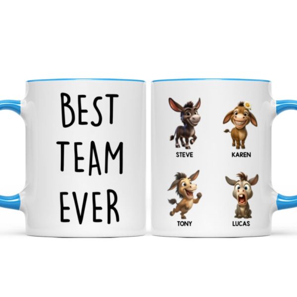 Best Team Ever Coworkers - Personalized Mug - Funny Christmas Gift for Work Besties, Employees Best Team Ever Coworkers - Personalized Mug - Funny Christmas Gift for Work Besties, Employees