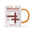Best Team Ever Crossword - Personalized Mug - Christmas Gift for Co-worker Best Team Ever Crossword - Personalized Mug - Christmas Gift for Co-worker
