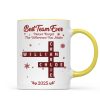 Best Team Ever Crossword - Personalized Mug - Christmas Gift for Co-worker Best Team Ever Crossword - Personalized Mug - Christmas Gift for Co-worker