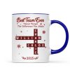 Best Team Ever Crossword - Personalized Mug - Christmas Gift for Co-worker Best Team Ever Crossword - Personalized Mug - Christmas Gift for Co-worker