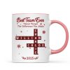 Best Team Ever Crossword - Personalized Mug - Christmas Gift for Co-worker Best Team Ever Crossword - Personalized Mug - Christmas Gift for Co-worker