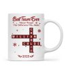 Best Team Ever Crossword - Personalized Mug - Christmas Gift for Co-worker Best Team Ever Crossword - Personalized Mug - Christmas Gift for Co-worker