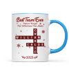 Best Team Ever Crossword - Personalized Mug - Christmas Gift for Co-worker Best Team Ever Crossword - Personalized Mug - Christmas Gift for Co-worker