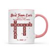 Best Team Ever Crossword Puzzle Art - Personalized Mug - Gift For Coworkers, Colleagues Best Team Ever Crossword Puzzle Art - Personalized Mug - Gift For Coworkers, Colleagues