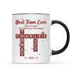 Best Team Ever Crossword Puzzle Art - Personalized Mug - Gift For Coworkers, Colleagues Best Team Ever Crossword Puzzle Art - Personalized Mug - Gift For Coworkers, Colleagues