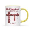Best Team Ever Crossword Puzzle Art - Personalized Mug - Gift For Coworkers, Colleagues Best Team Ever Crossword Puzzle Art - Personalized Mug - Gift For Coworkers, Colleagues