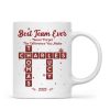 Best Team Ever Crossword Puzzle Art - Personalized Mug - Gift For Coworkers, Colleagues Best Team Ever Crossword Puzzle Art - Personalized Mug - Gift For Coworkers, Colleagues