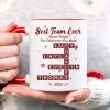 Best Team Ever Crossword Puzzle Art - Personalized Mug - Gift For Coworkers, Colleagues Best Team Ever Crossword Puzzle Art - Personalized Mug - Gift For Coworkers, Colleagues