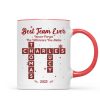 Best Team Ever Crossword Puzzle Art - Personalized Mug - Gift For Coworkers, Colleagues Best Team Ever Crossword Puzzle Art - Personalized Mug - Gift For Coworkers, Colleagues