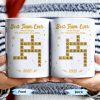 Best Team Ever For Office Members With Scrabble Design - Personalized Custom Coffee Mug - COL117_MG