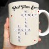Best Team Ever Scrabble Tiles Heart Design - Personalized Custom Coffee Mug - COL099_MG Best Team Ever Scrabble Tiles Heart Design - Personalized Custom Coffee Mug - COL099_MG