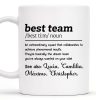 Best Team Extraordinary Squad Dream Team Design - Personalized Custom Coffee Mug - COL030_MG Best Team Extraordinary Squad Dream Team Design - Personalized Custom Coffee Mug - COL030_MG