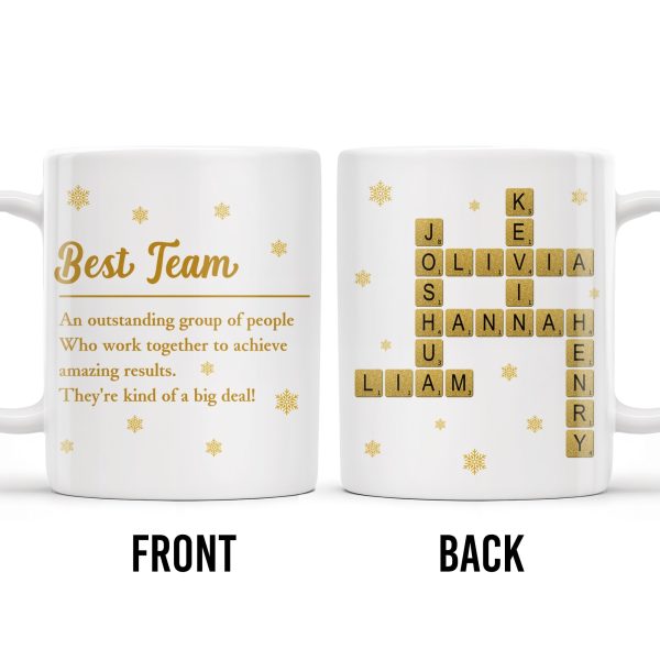 Best Team, Outstanding Group Of People Coffee Mug - Personalized Custom Coffee Mug - COL118_MG