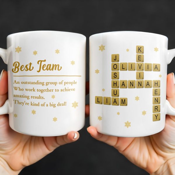 Best Team, Outstanding Group Of People Coffee Mug - Personalized Custom Coffee Mug - COL118_MG