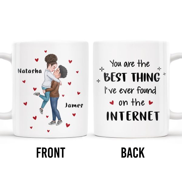 Best Thing Found On The Internet Couple Mug - Personalized Custom Coffee Mug - CPL252_MG Best Thing Found On The Internet Couple Mug - Personalized Custom Coffee Mug - CPL252_MG