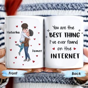 Best Thing Found On The Internet Couple Mug - Personalized Custom Coffee Mug - CPL252_MG