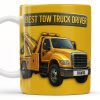 Best Tow Truck Driver - Personalized Custom Coffee Mug - TRUCK002_MG