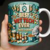Best Vet Tech Ever, Dog Cat Love - Personalized Custom Coffee Mug - DOC093_MG