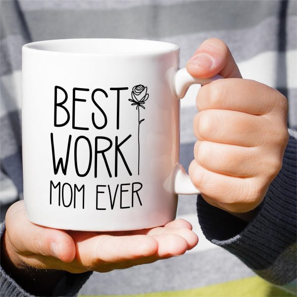 Best Work Mom Ever Coffee Mug Funny Gift for Working Mom Best Work Mom Ever Coffee Mug Funny Gift for Working Mom