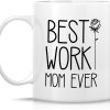 Best Work Mom Ever Coffee Mug Funny Gift for Working Mom Best Work Mom Ever Coffee Mug Funny Gift for Working Mom