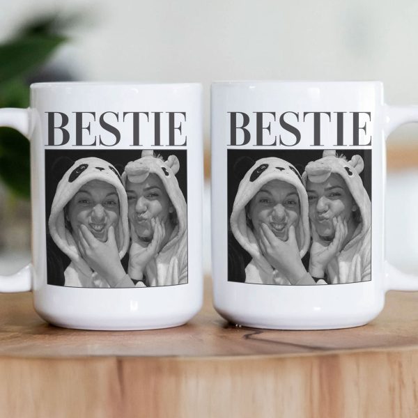 Bestie - Vintage Version - Personalized Photo Mug Bestie - Vintage Version - Personalized Photo Mug