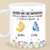 Bestie Are Like Butterflies - Bestie Personalized Custom 3D Inflated Effect Printed Mug - Christmas Gift For Best Friends, BFF, Sisters Bestie Are Like Butterflies - Bestie Personalized Custom 3D Inflated Effect Printed Mug - Christmas Gift For Best Friends, BFF, Sisters
