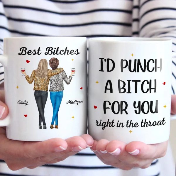Bestie Bond Is Unbreakable - Bestie Personalized Custom Mug - Gift For Best Friends, BFF, Sisters Bestie Bond Is Unbreakable - Bestie Personalized Custom Mug - Gift For Best Friends, BFF, Sisters