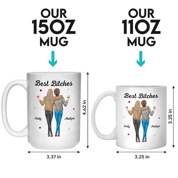 Bestie Bond Is Unbreakable - Bestie Personalized Custom Mug - Gift For Best Friends, BFF, Sisters Bestie Bond Is Unbreakable - Bestie Personalized Custom Mug - Gift For Best Friends, BFF, Sisters