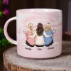 Bestie Good Friends Are Like Stars - Personalized Marble Mug Bestie Good Friends Are Like Stars - Personalized Marble Mug