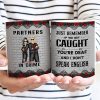 Bestie Partners In Crime If We Get Caught Black Ver - Gift For Besties - Personalized Custom White Edge-to-Edge Mug Bestie Partners In Crime If We Get Caught Black Ver - Gift For Besties - Personalized Custom White Edge-to-Edge Mug