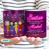 Besties Bonding Over Alcohol - Personalized Custom White Edge-to-Edge Mug Besties Bonding Over Alcohol - Personalized Custom White Edge-to-Edge Mug