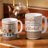 Besties Chibi Bonding Over Alcohol - Personalized Custom White Edge-to-Edge Mug Besties Chibi Bonding Over Alcohol - Personalized Custom White Edge-to-Edge Mug