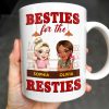 Besties For The Resties, Two Girls Enjoying Drinks - Personalized Custom Coffee Mug - BST489_MG Besties For The Resties, Two Girls Enjoying Drinks - Personalized Custom Coffee Mug - BST489_MG