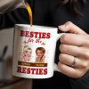 Besties For The Resties, Two Girls Enjoying Drinks - Personalized Custom Coffee Mug - BST489_MG Besties For The Resties, Two Girls Enjoying Drinks - Personalized Custom Coffee Mug - BST489_MG
