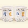 Besties Forever Butterfly Version - Personalized Mug Besties Forever Butterfly Version - Personalized Mug