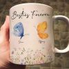 Besties Forever Butterfly Version - Personalized Mug Besties Forever Butterfly Version - Personalized Mug