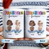 Besties Forever, Cartoon Characters - Personalized Custom Coffee Mug - BST164_MG Besties Forever, Cartoon Characters - Personalized Custom Coffee Mug - BST164_MG