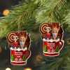 Besties Forever Christmas Mug With Trees And Snowflakes - Personalized Custom Acrylic Ornament, Christmas Gift - BST442_ACO Besties Forever Christmas Mug With Trees And Snowflakes - Personalized Custom Acrylic Ornament, Christmas Gift - BST442_ACO