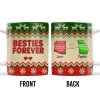 Besties Forever Christmas Sweater Design - Personalized Custom Coffee Mug - BST421_MG Besties Forever Christmas Sweater Design - Personalized Custom Coffee Mug - BST421_MG