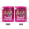 Besties Forever With Cartoon Figures And Stars - Personalized Custom Coffee Mug - BST227_MG