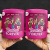 Besties Forever With Cartoon Figures And Stars - Personalized Custom Coffee Mug - BST227_MG