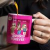 Besties Forever With Cartoon Figures And Stars - Personalized Custom Coffee Mug - BST227_MG